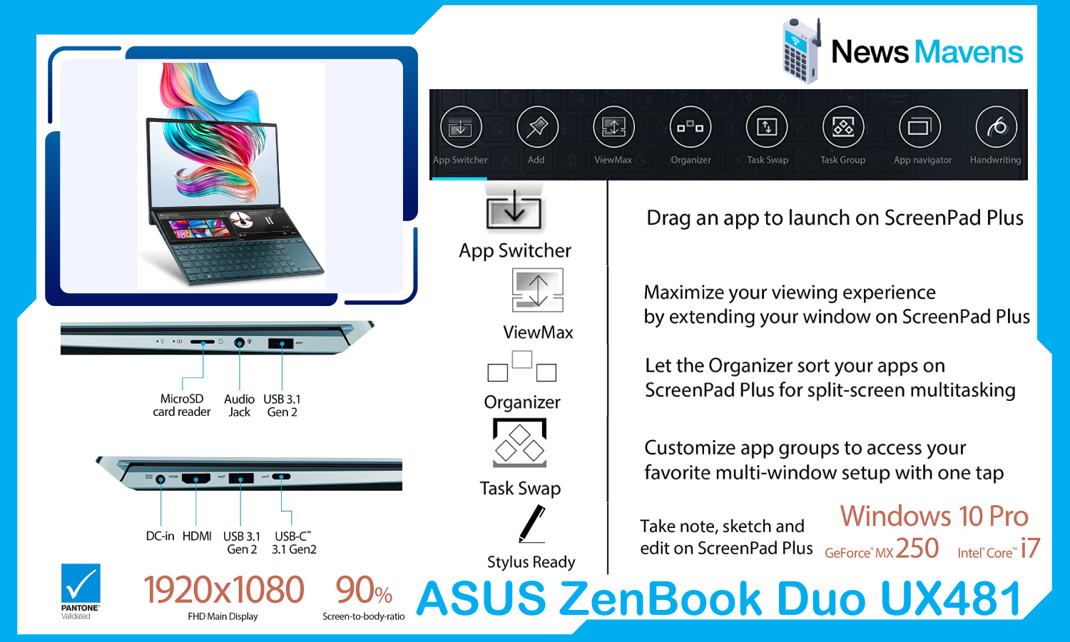 ASUS ZenBook Duo UX481
