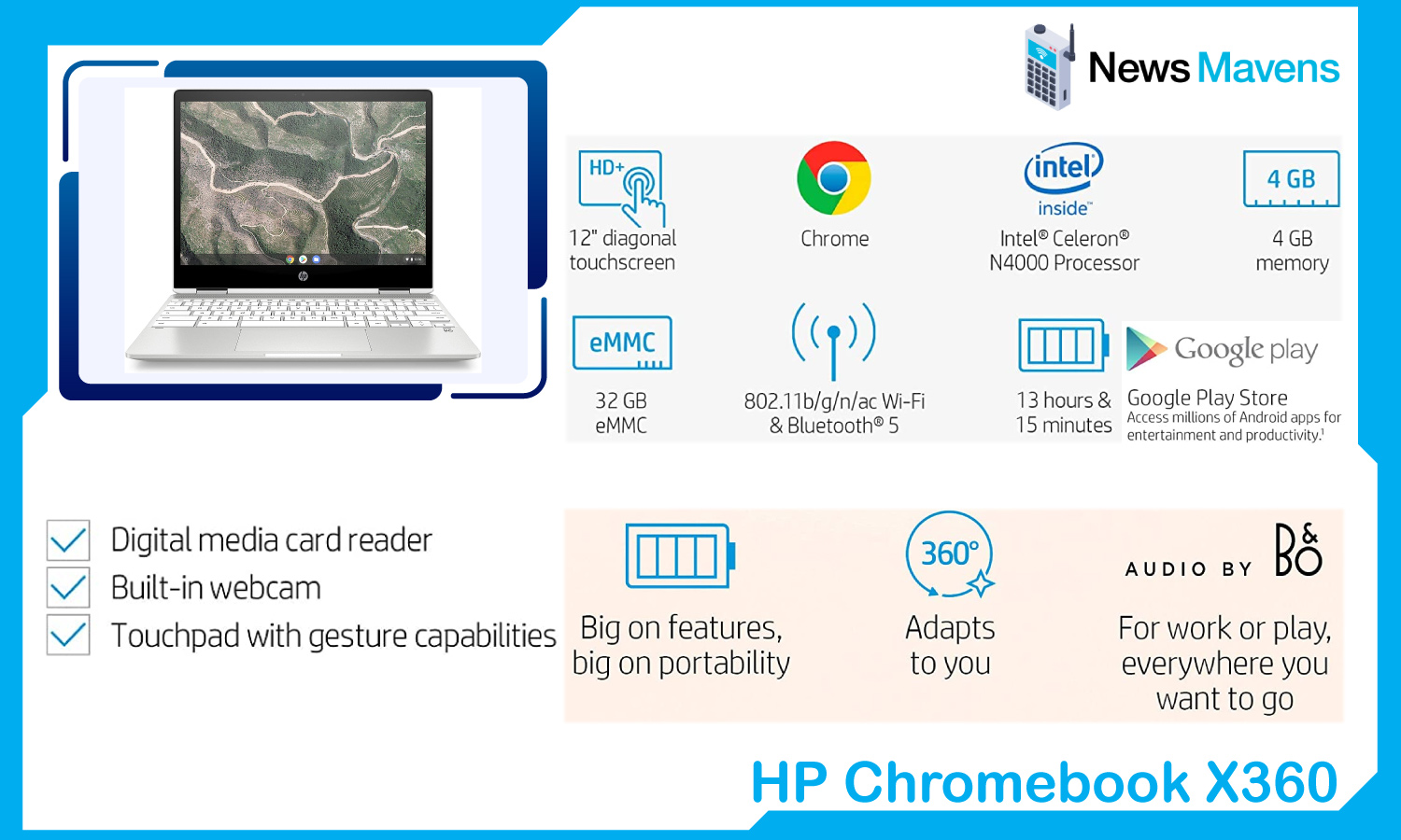 HP Chromebook X360