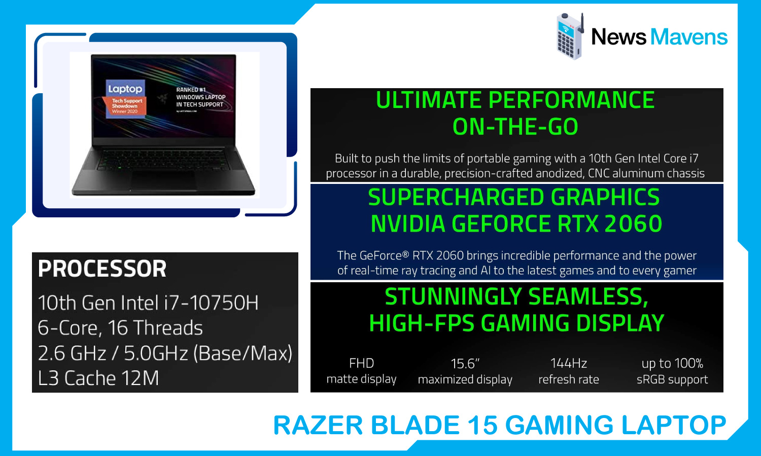 Razer Blade 15 Base Gaming Laptop