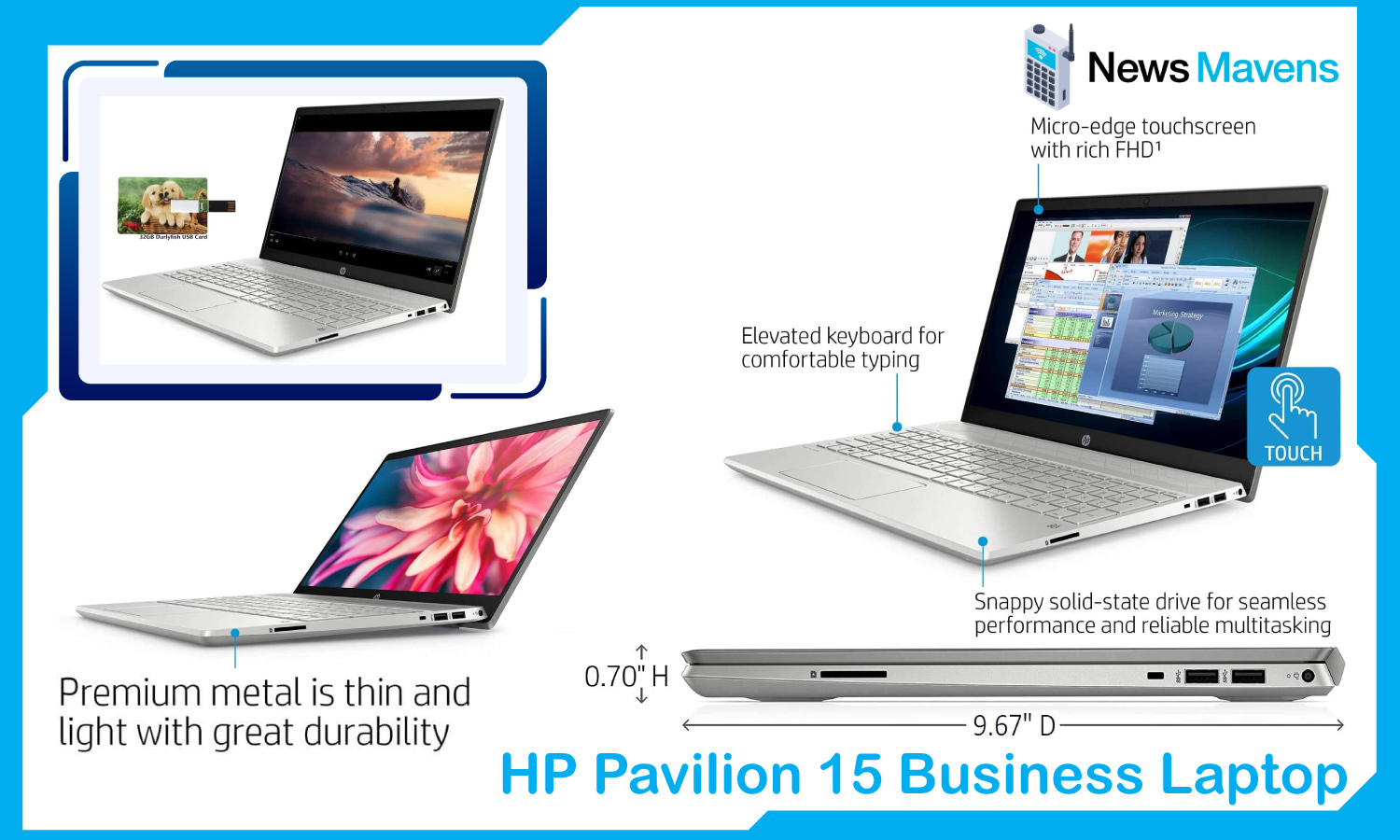 HP Pavilion 15 Business Laptop